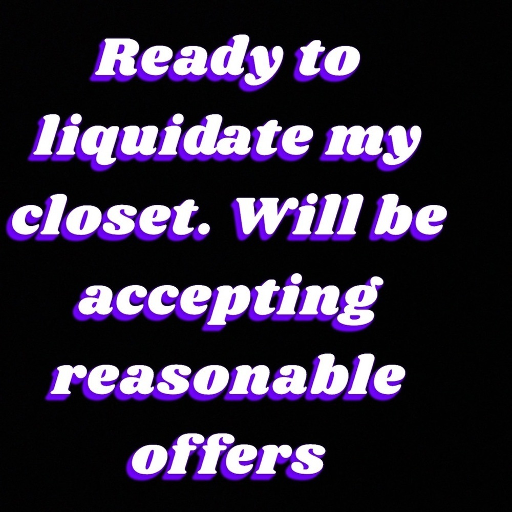 Closet clear out